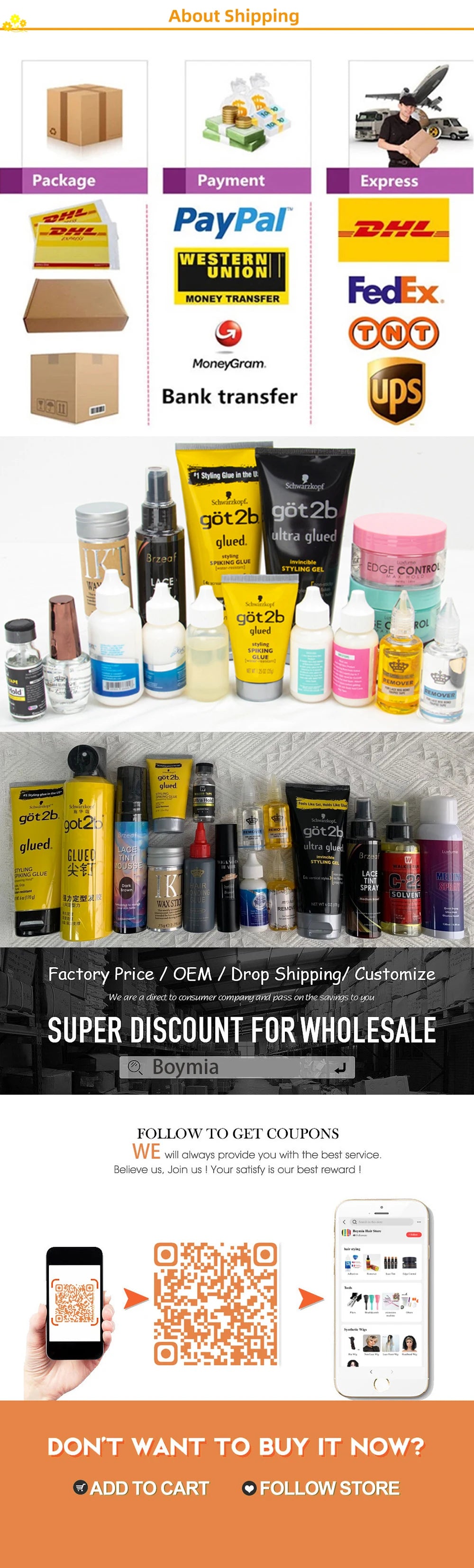 120ml Lace Wig Glue Quick Drying Spray Long Lasting Invisible Lace Natural Melting And Holding Mousse Spray Front Lace Wig Glue