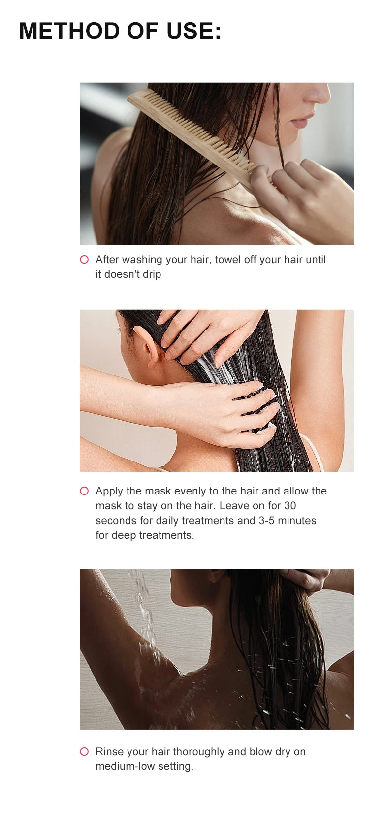 PURC Coconut Oil Hair Mask Repair Damaged Frizz Smoothing Nourishing Keratin Hair Treatments Masks Hair Care Products