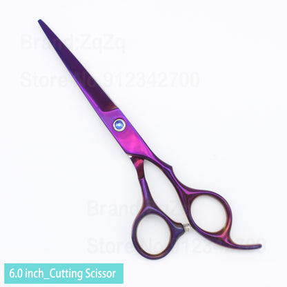 ZqZq Hairdressing Scissors 6 Inch Hair Scissors Professional Barber Scissors Cutting Thinning Styling Tool Hairdressing Shear
