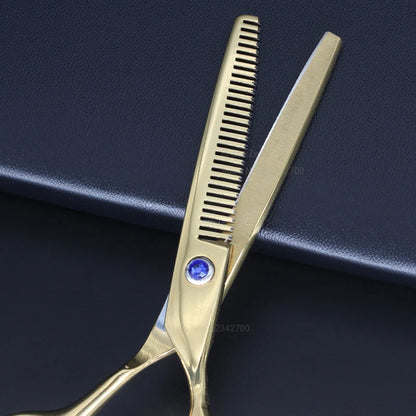 ZqZq Hairdressing Scissors 6 Inch Hair Scissors Professional Barber Scissors Cutting Thinning Styling Tool Hairdressing Shear