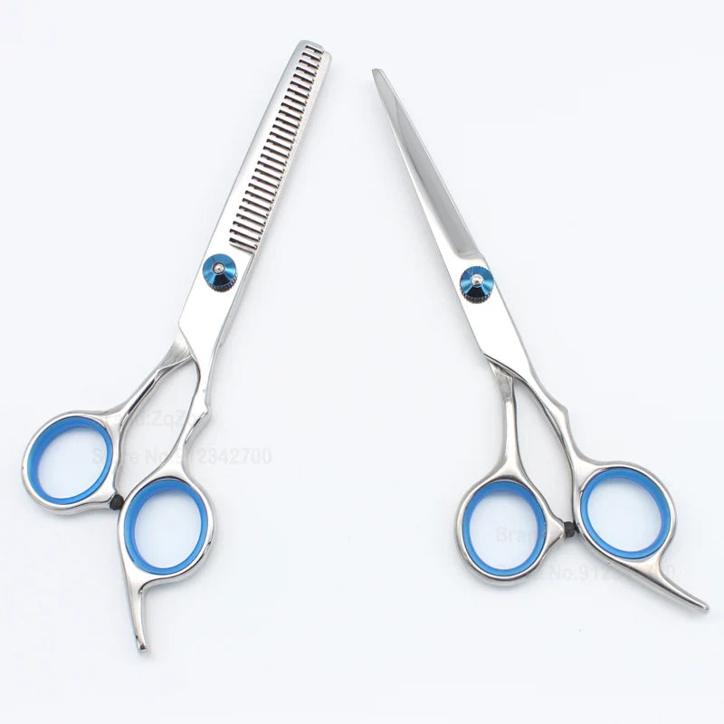ZqZq Hairdressing Scissors 6 Inch Hair Scissors Professional Barber Scissors Cutting Thinning Styling Tool Hairdressing Shear