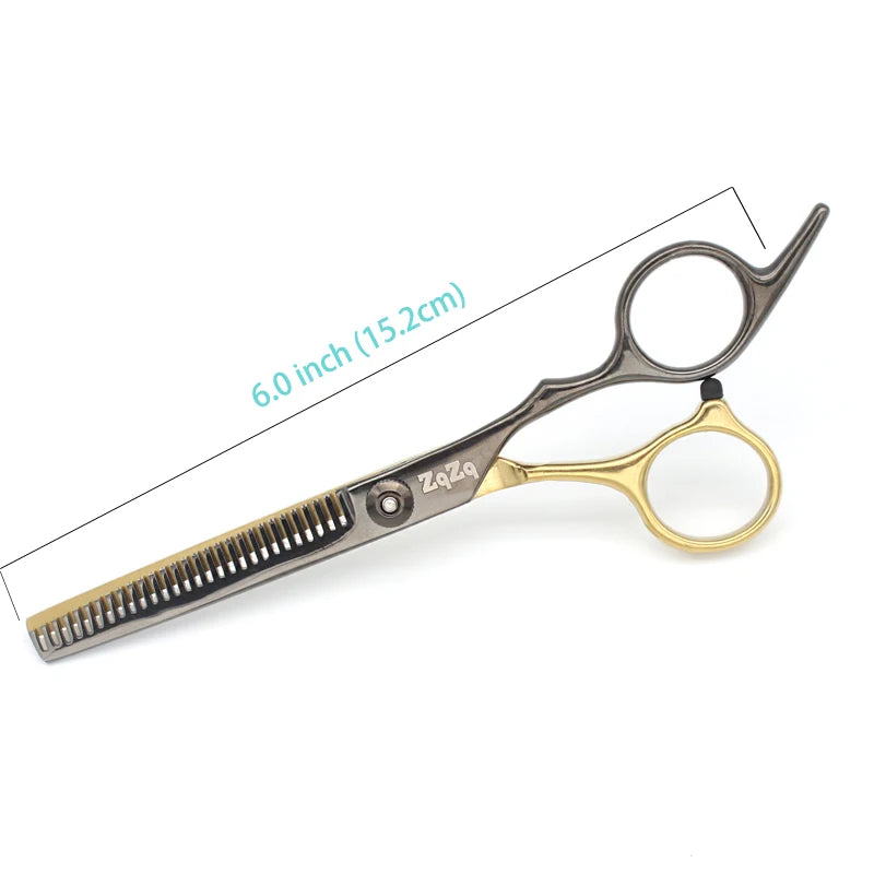 ZqZq Hairdressing Scissors 6 Inch Hair Scissors Professional Barber Scissors Cutting Thinning Styling Tool Hairdressing Shear