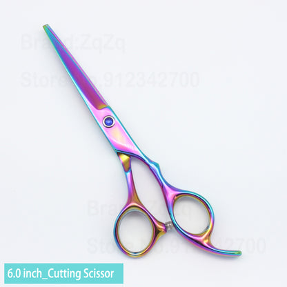 ZqZq Hairdressing Scissors 6 Inch Hair Scissors Professional Barber Scissors Cutting Thinning Styling Tool Hairdressing Shear