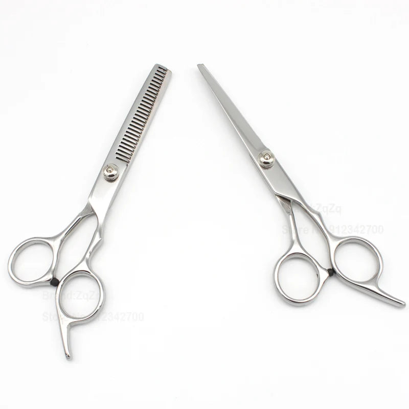 ZqZq Hairdressing Scissors 6 Inch Hair Scissors Professional Barber Scissors Cutting Thinning Styling Tool Hairdressing Shear