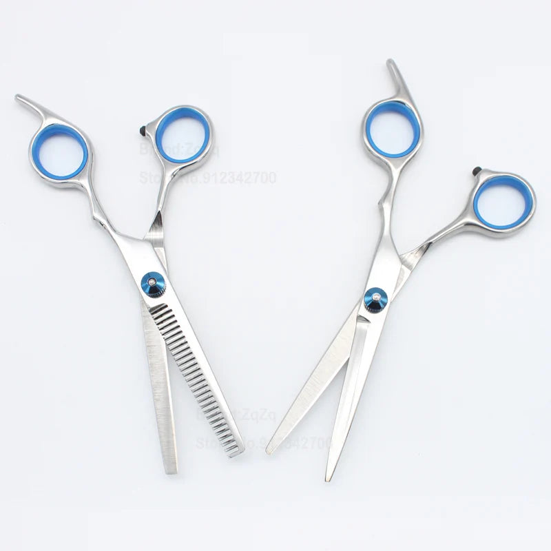 ZqZq Hairdressing Scissors 6 Inch Hair Scissors Professional Barber Scissors Cutting Thinning Styling Tool Hairdressing Shear