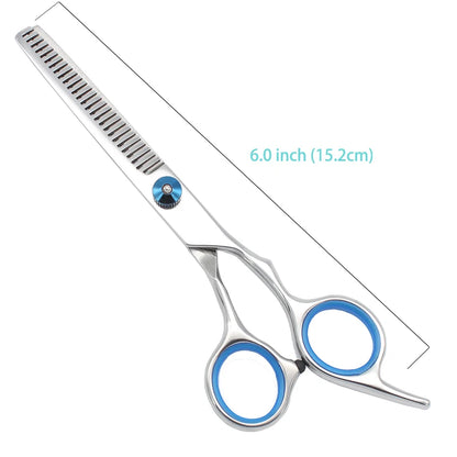 ZqZq Hairdressing Scissors 6 Inch Hair Scissors Professional Barber Scissors Cutting Thinning Styling Tool Hairdressing Shear