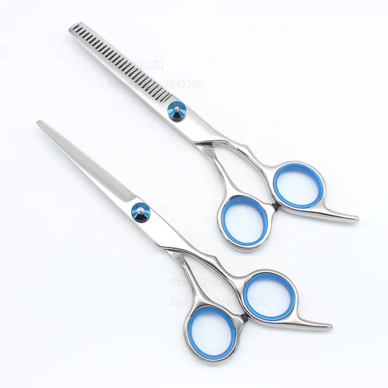ZqZq Hairdressing Scissors 6 Inch Hair Scissors Professional Barber Scissors Cutting Thinning Styling Tool Hairdressing Shear