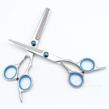 ZqZq Hairdressing Scissors 6 Inch Hair Scissors Professional Barber Scissors Cutting Thinning Styling Tool Hairdressing Shear