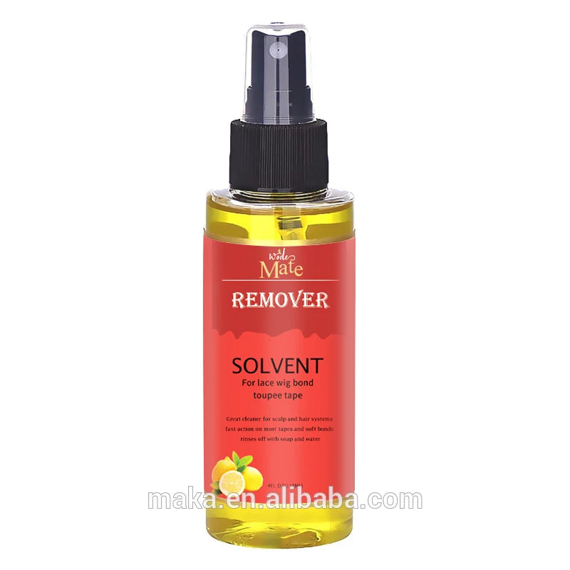 4FL OZ(118ml) Lace Glue Remover Spray Fact Acting Wig Adhesive Remover Spray For Tape Solvent Spray Remover for Lace Wigs Toupee