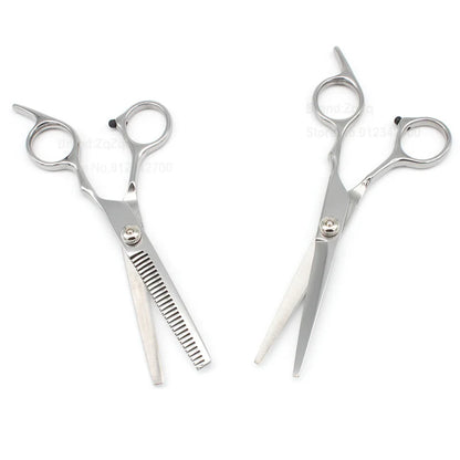 ZqZq Hairdressing Scissors 6 Inch Hair Scissors Professional Barber Scissors Cutting Thinning Styling Tool Hairdressing Shear