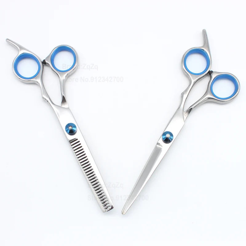 ZqZq Hairdressing Scissors 6 Inch Hair Scissors Professional Barber Scissors Cutting Thinning Styling Tool Hairdressing Shear