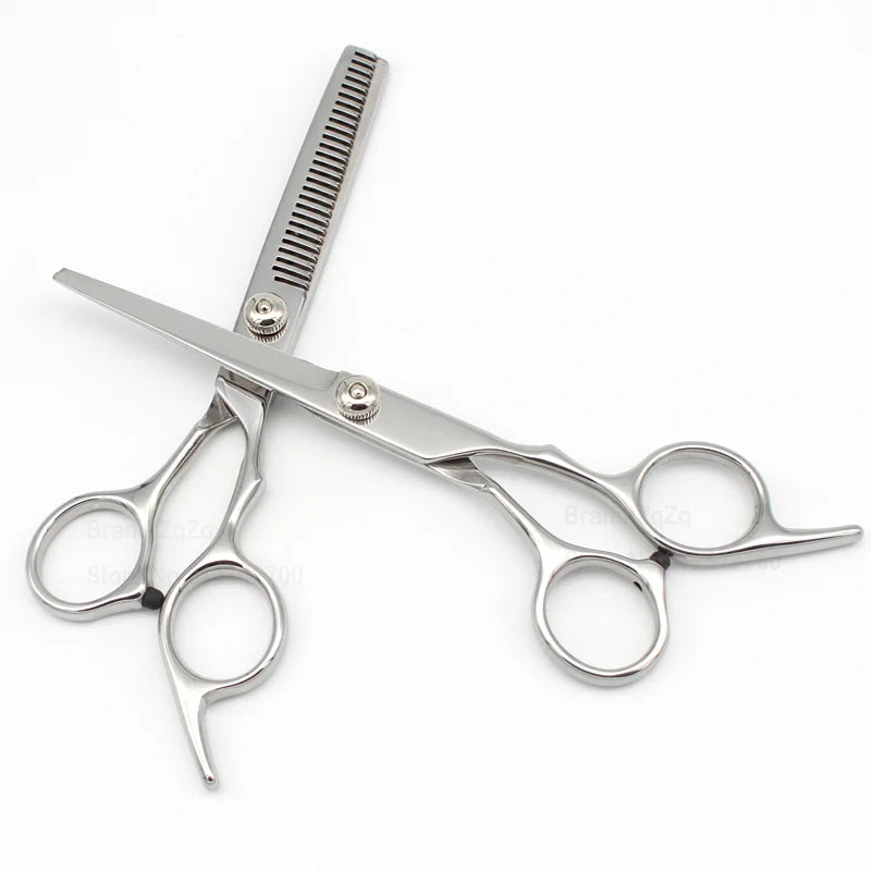 ZqZq Hairdressing Scissors 6 Inch Hair Scissors Professional Barber Scissors Cutting Thinning Styling Tool Hairdressing Shear