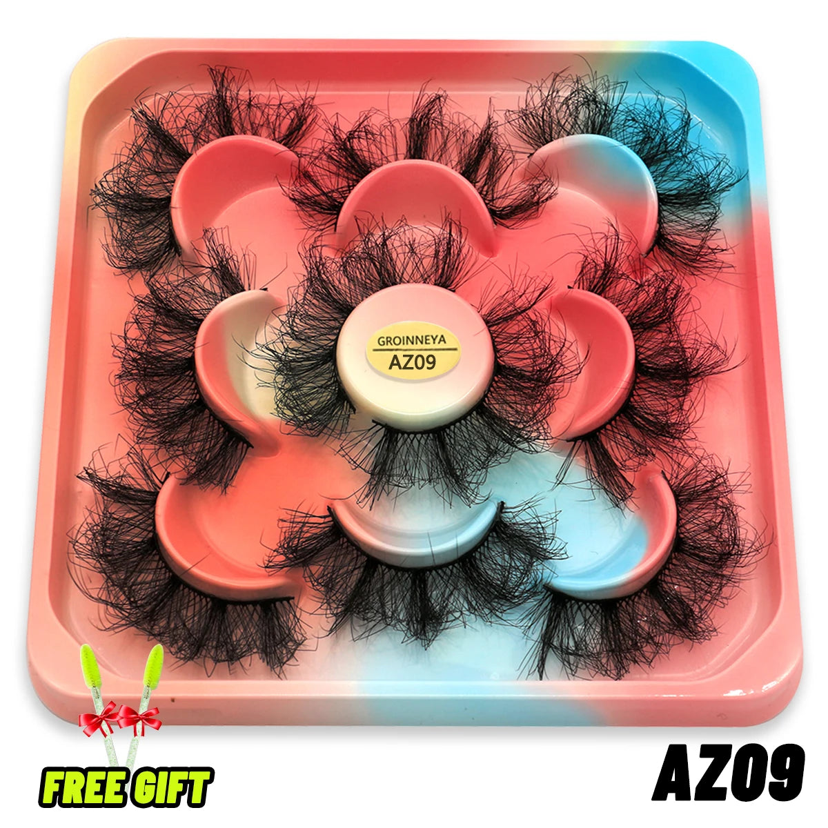 Lashes 5/10 Pairs 3D Mink Lashes Fluffy Soft Wispy Volume Natural long E-girls False Eyelashes Eye Lashes Reusable lashes Makeup