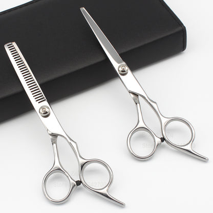 ZqZq Hairdressing Scissors 6 Inch Hair Scissors Professional Barber Scissors Cutting Thinning Styling Tool Hairdressing Shear