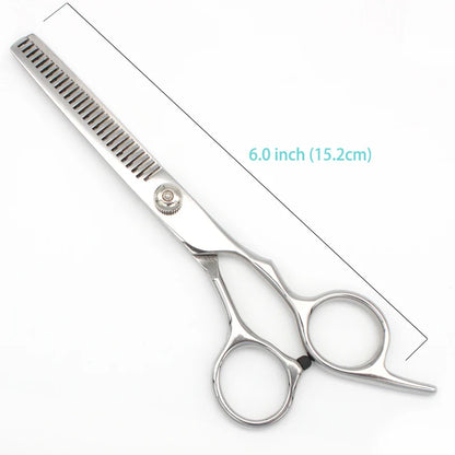 ZqZq Hairdressing Scissors 6 Inch Hair Scissors Professional Barber Scissors Cutting Thinning Styling Tool Hairdressing Shear