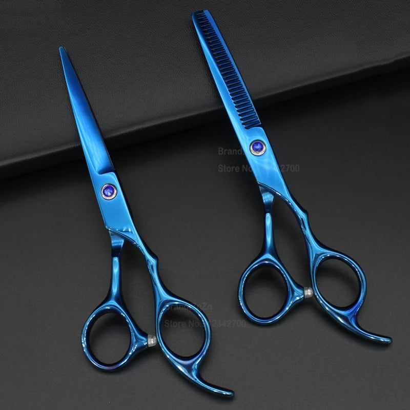 ZqZq Hairdressing Scissors 6 Inch Hair Scissors Professional Barber Scissors Cutting Thinning Styling Tool Hairdressing Shear