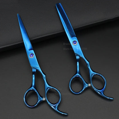 ZqZq Hairdressing Scissors 6 Inch Hair Scissors Professional Barber Scissors Cutting Thinning Styling Tool Hairdressing Shear