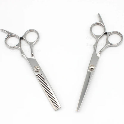 ZqZq Hairdressing Scissors 6 Inch Hair Scissors Professional Barber Scissors Cutting Thinning Styling Tool Hairdressing Shear