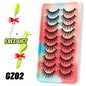Lashes 5/10 Pairs 3D Mink Lashes Fluffy Soft Wispy Volume Natural long E-girls False Eyelashes Eye Lashes Reusable lashes Makeup