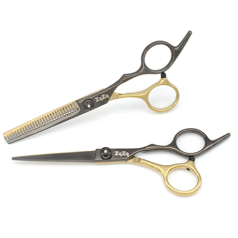 ZqZq Hairdressing Scissors 6 Inch Hair Scissors Professional Barber Scissors Cutting Thinning Styling Tool Hairdressing Shear