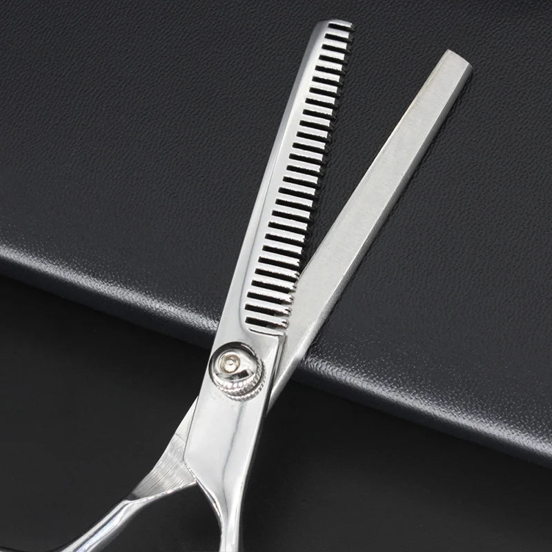 ZqZq Hairdressing Scissors 6 Inch Hair Scissors Professional Barber Scissors Cutting Thinning Styling Tool Hairdressing Shear