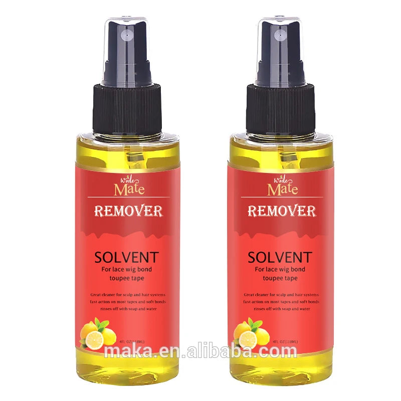4FL OZ(118ml) Lace Glue Remover Spray Fact Acting Wig Adhesive Remover Spray For Tape Solvent Spray Remover for Lace Wigs Toupee