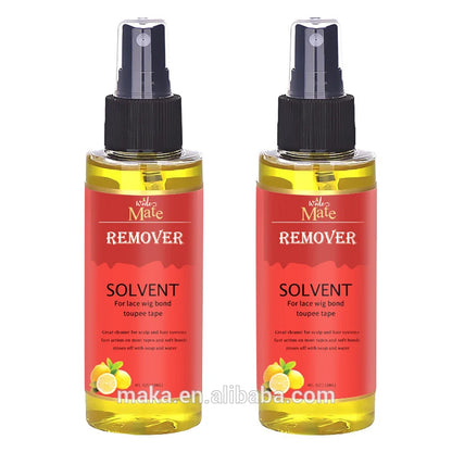 4FL OZ(118ml) Lace Glue Remover Spray Fact Acting Wig Adhesive Remover Spray For Tape Solvent Spray Remover for Lace Wigs Toupee