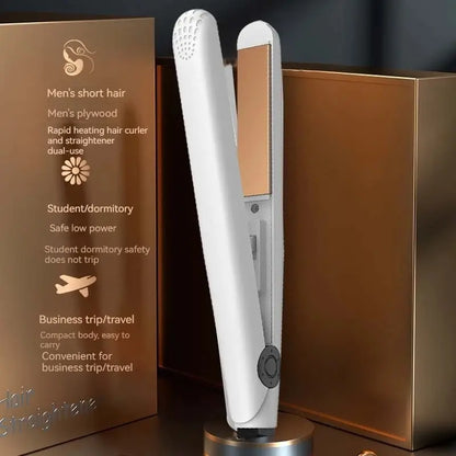 Curling Iron Men's Special Straight Volume Dual-purpose Straight Board Clip Fluffy Hot Hair Artifact Boys Mini Electric