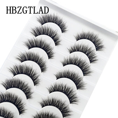 10 pairs Lashes Fluffy Soft Russian volumes Mink Lashes 3D Mink Eyelashes Lashes Reusable Fluffy False Lashes russian extensions