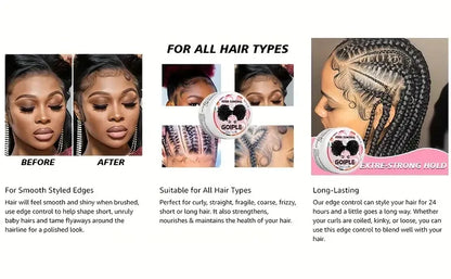 GOIPLE Beginners Lace Wig Styling Products Long-Lasting Finishing Wax Stick and Edge Control Gel Wig Bonding Glue Small Size Kit