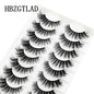 10 pairs Lashes Fluffy Soft Russian volumes Mink Lashes 3D Mink Eyelashes Lashes Reusable Fluffy False Lashes russian extensions