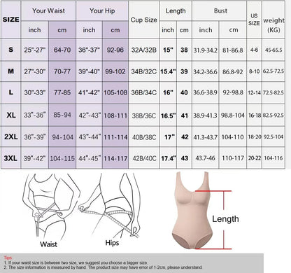 V Neck Spaghetti Strap Bodysuits Compression Body Suits Open Crotch Shapewear Slimming Body Shaper Smooth Out Bodysuit Shaper
