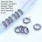5Pcs/bag Metal Hair Braid Rings Dreadlock Beads Cuffs Tubes 3D Charms Dreadlock Dread Hair Braids Jewelry Decoration Accessories