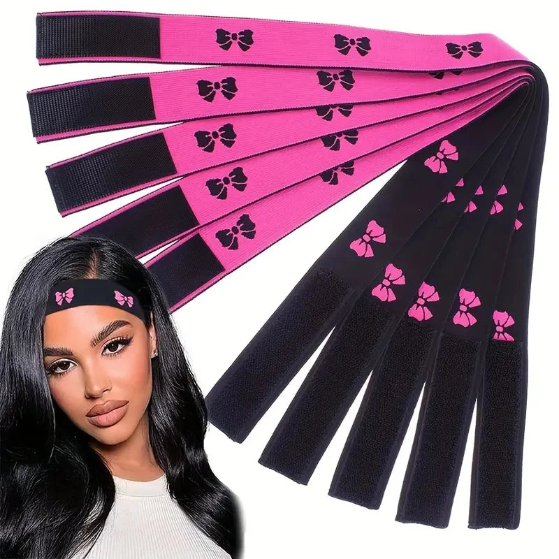 4pc Adjustable Lace Melting Band For Wigs Edge Wrap To LayEdges - Wig Band For Lace Frontal Melt ,Wigs Supplies, Sports Headband
