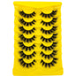 7 Pairs Russian Strip Lashes DD Curl Lashes Pack Fluffy False Lashes russian Lashes Pack Fluffy False Lashes russian extensions