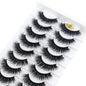 10 pairs Lashes Fluffy Soft Russian volumes Mink Lashes 3D Mink Eyelashes Lashes Reusable Fluffy False Lashes russian extensions