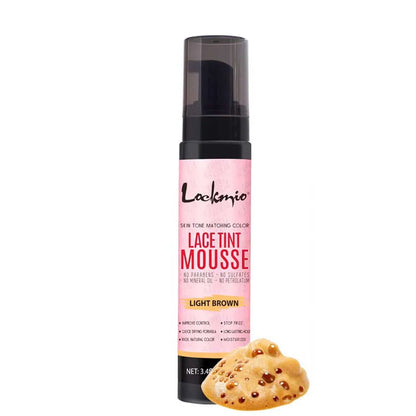 Wig Tint Foam for Lace Front Dyeing Mousse Natural Quick Dry Grid Invisible Color Hair Spray for Toupees