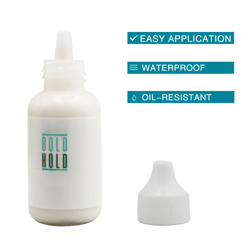 Wig Glue Waterproof Front Lace Wig Glue Private Label Strong Hold Lace Glue Wig Accessories for Frontal Closure Toupee 38ml