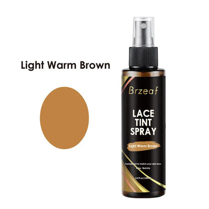 Lace Tint Spray For Lace Wigs Dark Brown Middle Brown Light Brown Lace Tint Spray For Closures, Wigs And Closure Front 100Ml