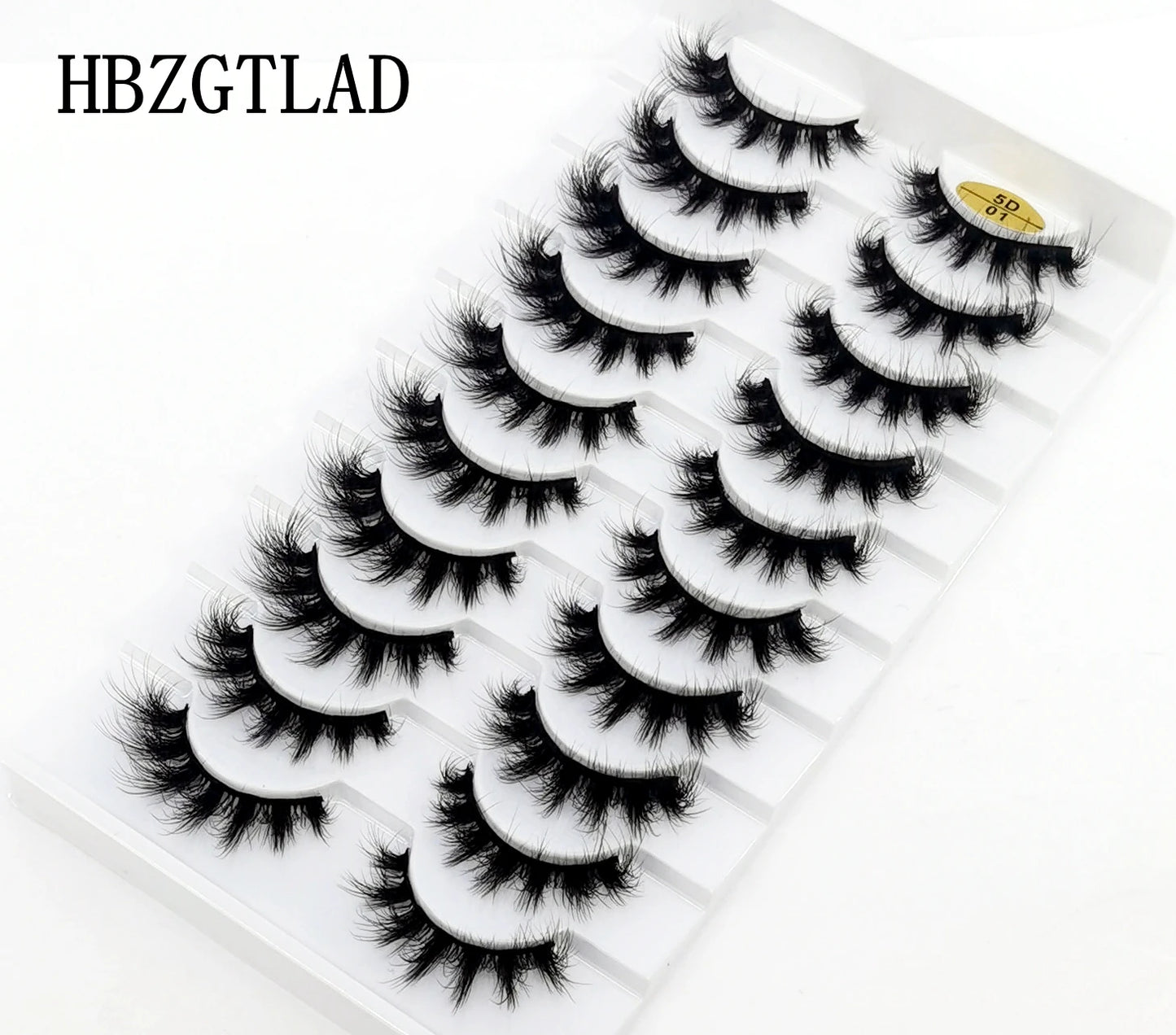 10 pairs Lashes Fluffy Soft Russian volumes Mink Lashes 3D Mink Eyelashes Lashes Reusable Fluffy False Lashes russian extensions