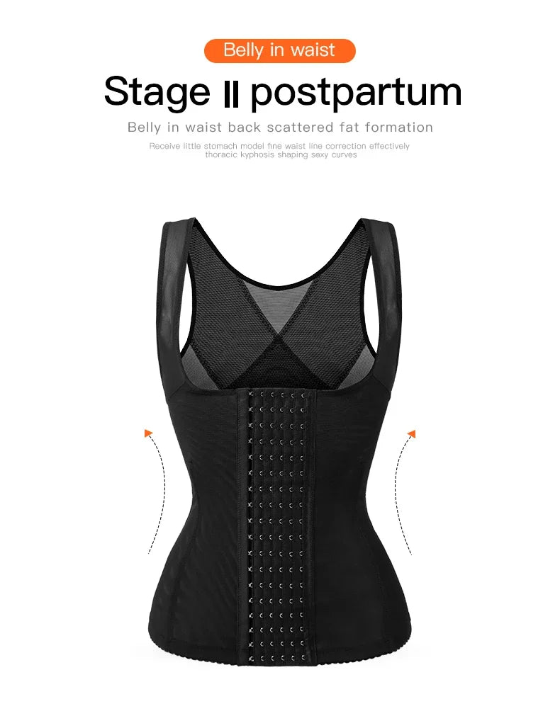Waist Corset Postpartum Sheath Tummy Top Trainers Shapewear Women Slimming Sheath Woman Flat Belly Waist Trainer Body Shaper