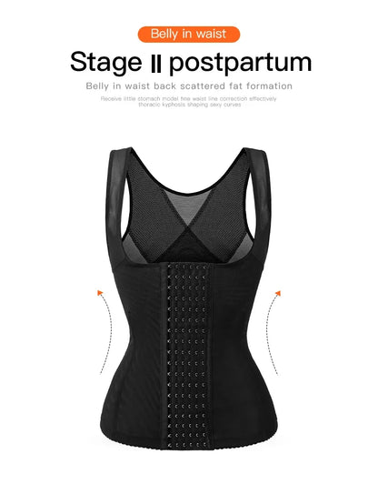 Waist Corset Postpartum Sheath Tummy Top Trainers Shapewear Women Slimming Sheath Woman Flat Belly Waist Trainer Body Shaper
