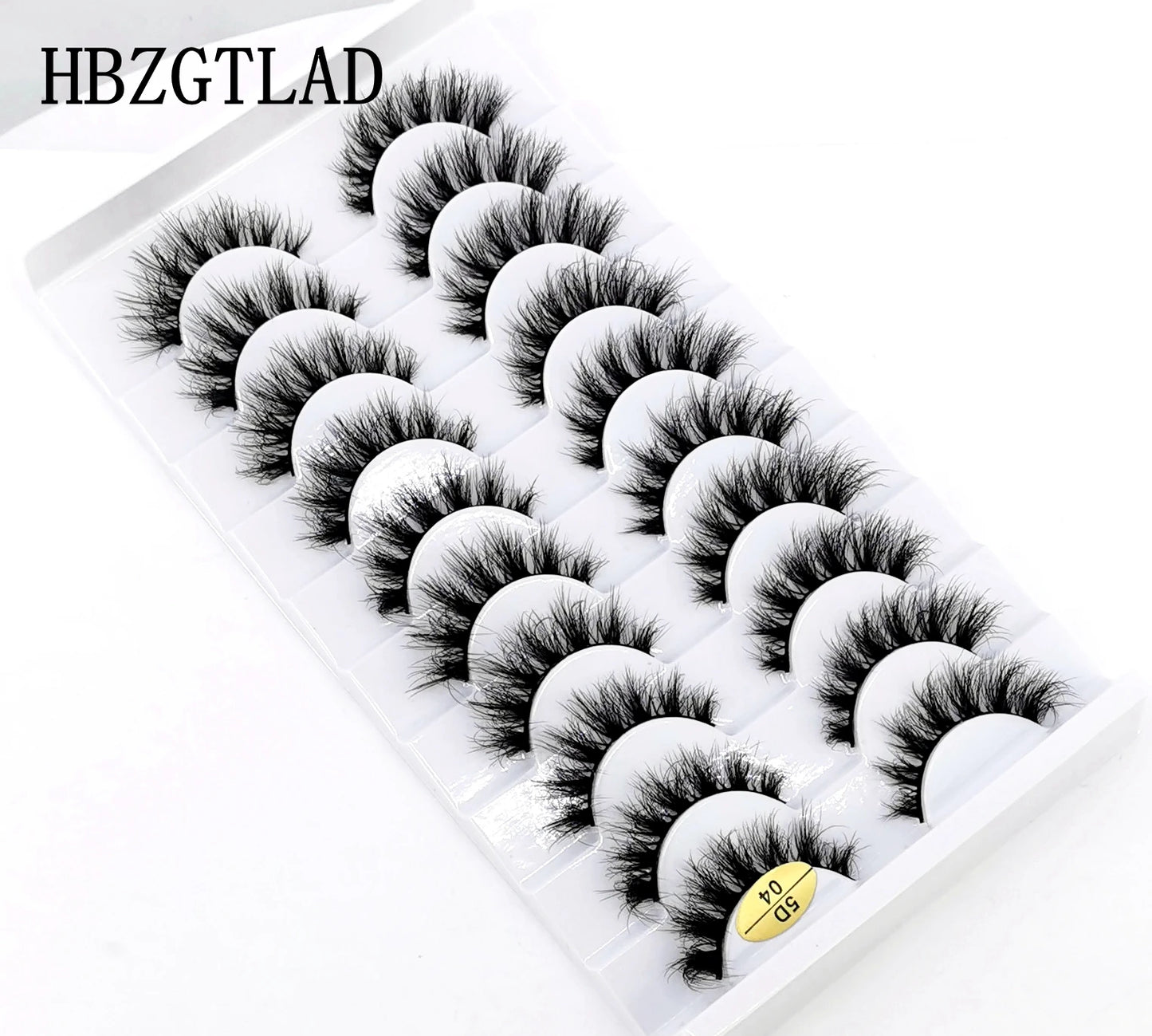 10 pairs Lashes Fluffy Soft Russian volumes Mink Lashes 3D Mink Eyelashes Lashes Reusable Fluffy False Lashes russian extensions