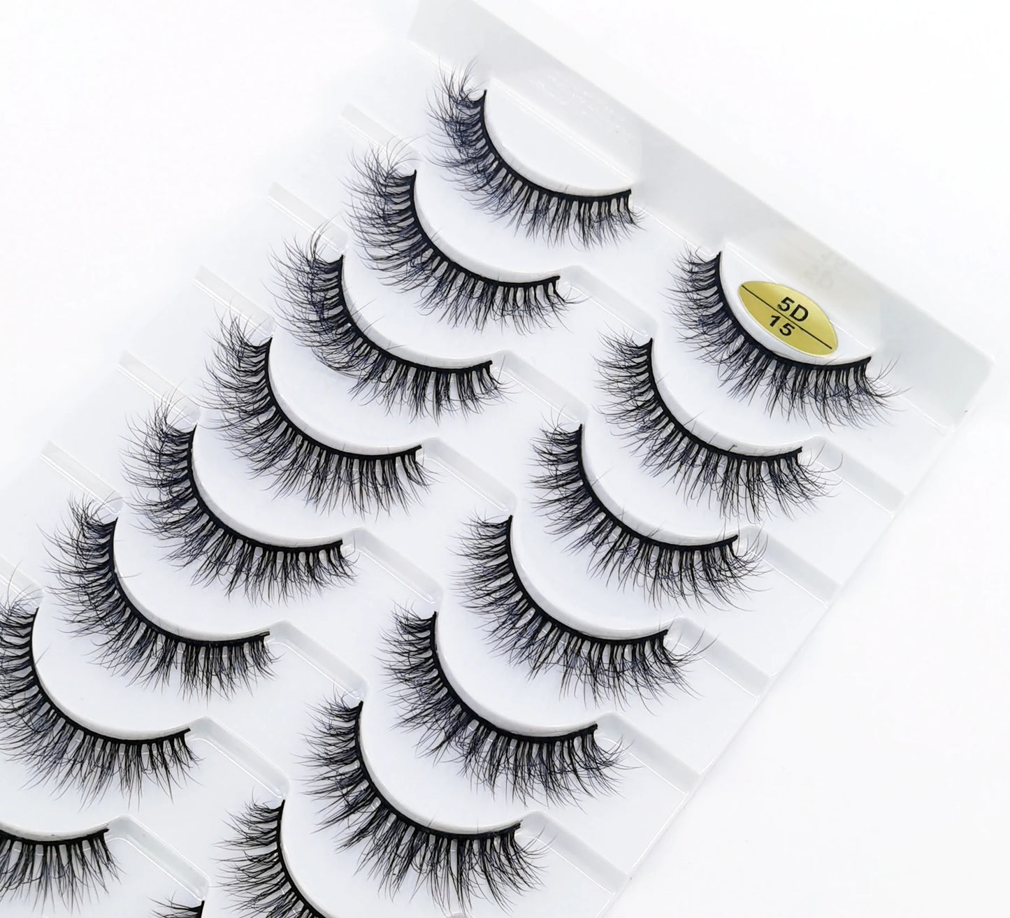 10 pairs Lashes Fluffy Soft Russian volumes Mink Lashes 3D Mink Eyelashes Lashes Reusable Fluffy False Lashes russian extensions