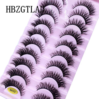 10 pairs Lashes Fluffy Soft Russian volumes Mink Lashes 3D Mink Eyelashes Lashes Reusable Fluffy False Lashes russian extensions
