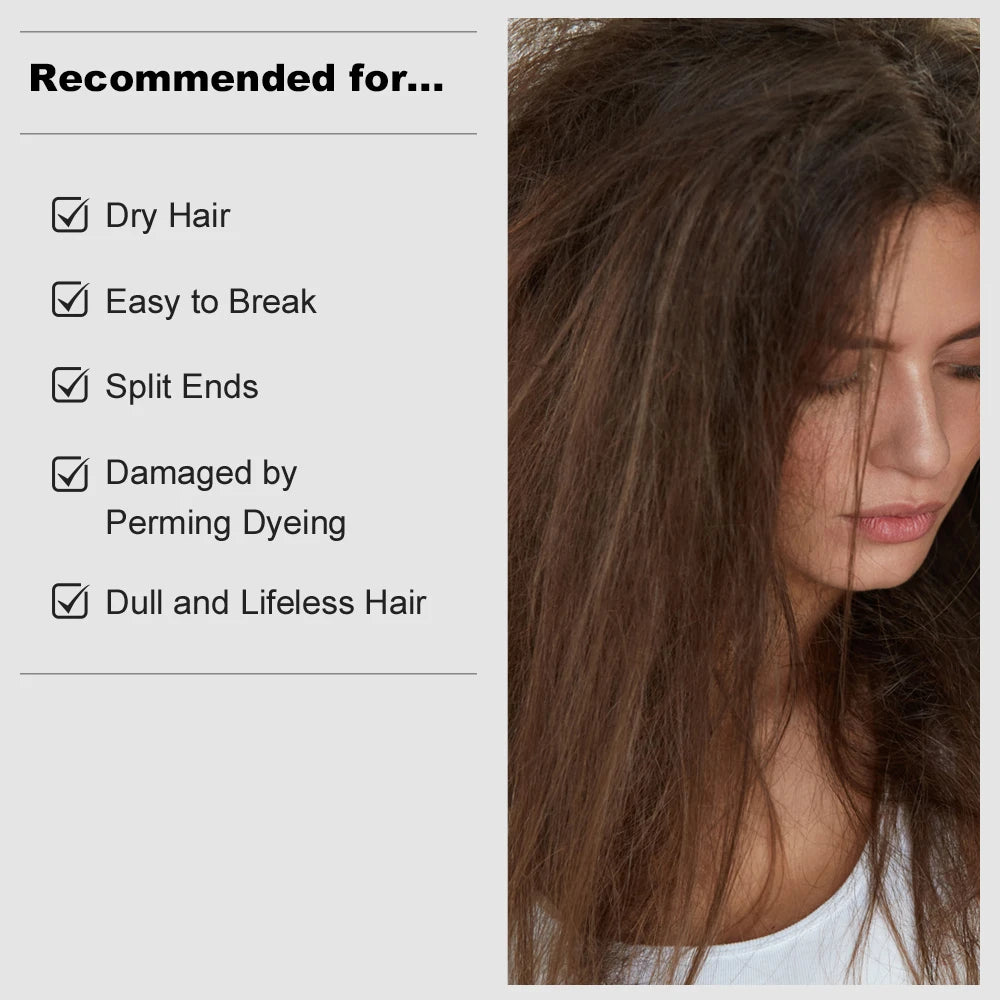 PURC Coconut Oil Hair Mask Repair Damaged Frizz Smoothing Nourishing Keratin Hair Treatments Masks Hair Care Products