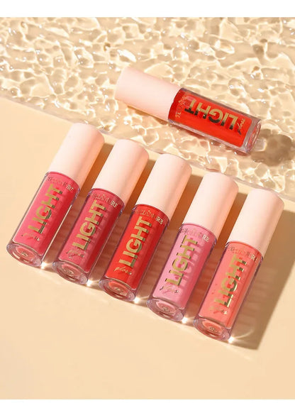 12-Color Lip Gloss Waterproof Long-lasting Moisturizing Lipstick Mirror Nude Lip Gloss Plain Lip Gloss Oil