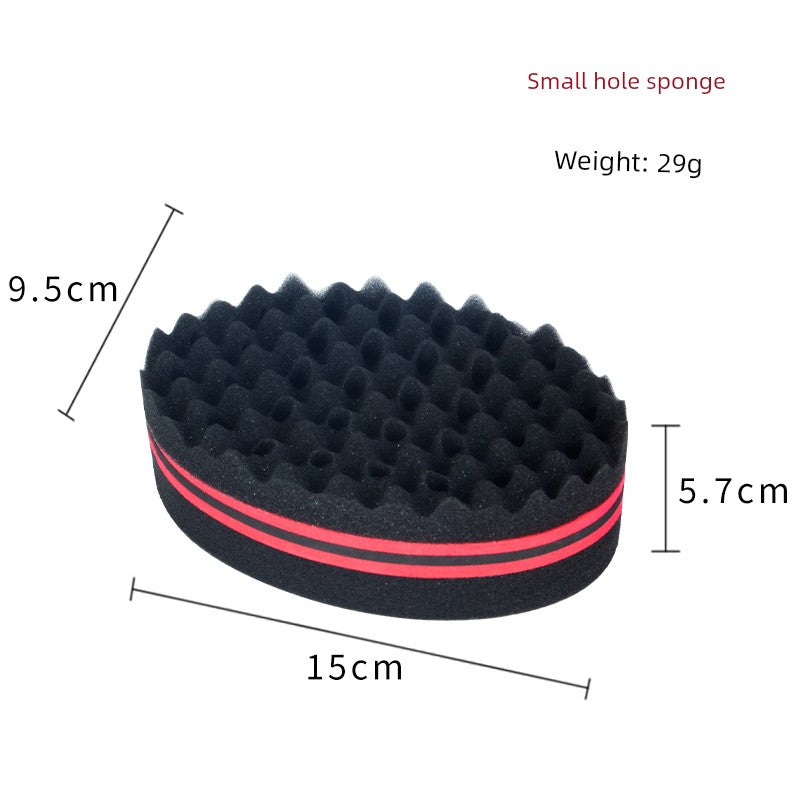 Black Hot Sponge Care Tool Comb Hair Shovel Curly Hair Rub Head Wipe Hair Barber Shop Supplies Small Particles