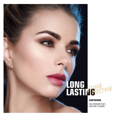 3D Mascara Lengthening Black Lash Eyelash Extension Eye Lashes Brush Beauty Makeup Long-wearing Gold Color Mascara