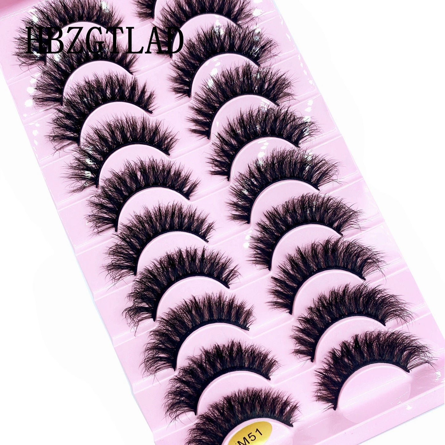 10 pairs Lashes Fluffy Soft Russian volumes Mink Lashes 3D Mink Eyelashes Lashes Reusable Fluffy False Lashes russian extensions